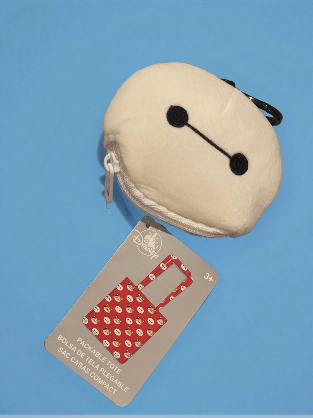 Disney Parks Baymax Plush Packable Tote